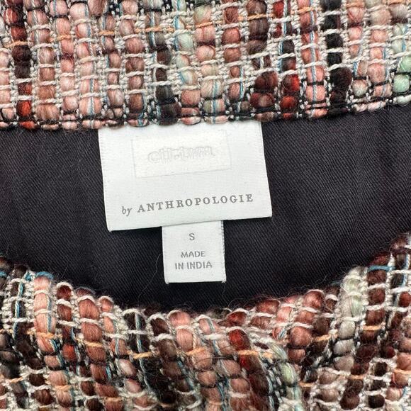 ETT TWA by Anthropologie Boucle Tweed Fringe Jacket - Picture 6 of 8